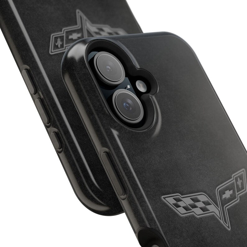 Corvette iPhone Case - Corvette Samsung Phone Case - Cell Phone Case - Impact Resistant - Rubber Liner - Matte or Glossy - C6