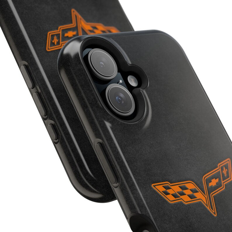 Corvette iPhone Case - Corvette Samsung Phone Case - Cell Phone Case - Impact Resistant - Rubber Liner - Matte or Glossy - C6