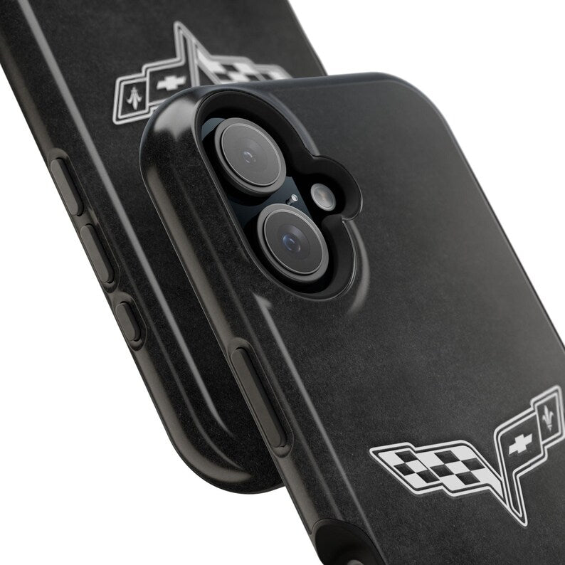 Corvette iPhone Case - Corvette C6 Phone Case - Cell Phone Case - Impact Resistant - Rubber Liner - Matte or Glossy