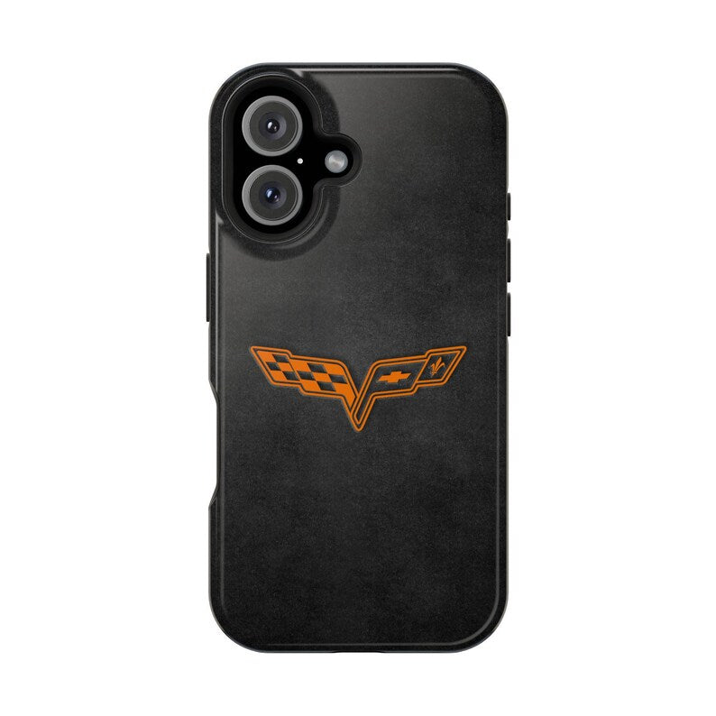 Corvette iPhone Case - Corvette Samsung Phone Case - Cell Phone Case - Impact Resistant - Rubber Liner - Matte or Glossy - C6