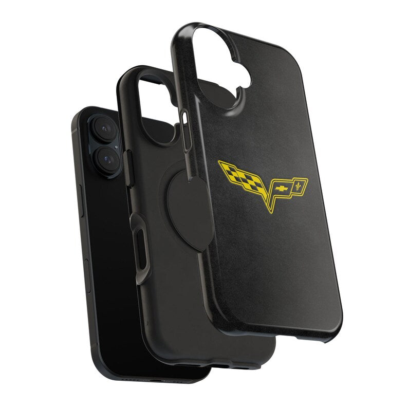 Corvette iPhone Case - Corvette Samsung Phone Case - Cell Phone Case - Impact Resistant - Rubber Liner - Matte or Glossy - C6