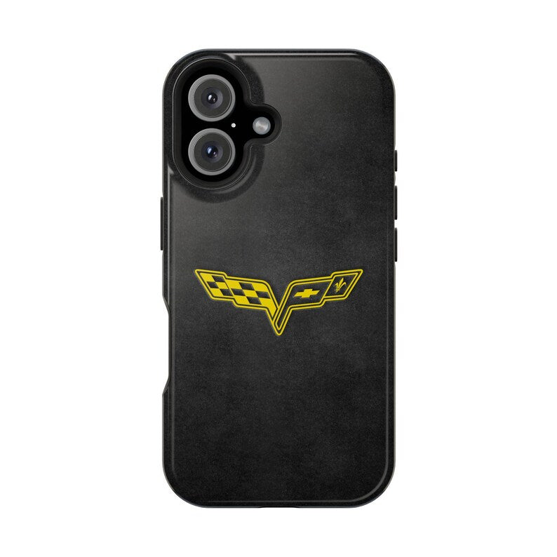 Corvette iPhone Case - Corvette Samsung Phone Case - Cell Phone Case - Impact Resistant - Rubber Liner - Matte or Glossy - C6