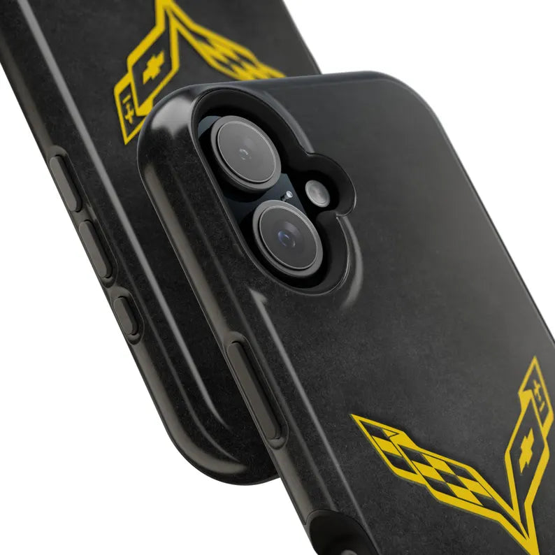 Corvette iPhone Case - Corvette Samsung Phone Case - Cell Phone Case - Impact Resistant - Rubber Liner - Matte or Glossy - C7