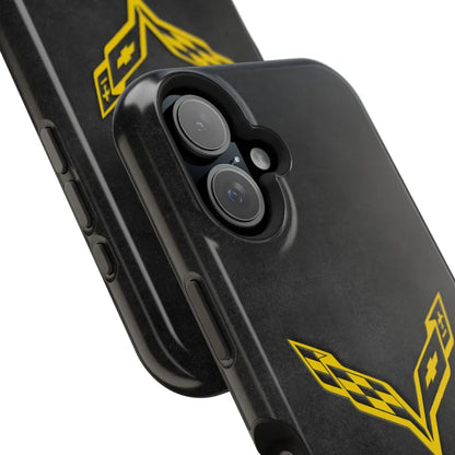Corvette iPhone Case - Corvette Samsung Phone Case - Cell Phone Case - Impact Resistant - Rubber Liner - Matte or Glossy - C7