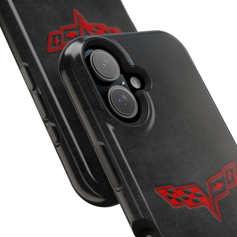 Corvette iPhone Case - Corvette Samsung Phone Case - Cell Phone Case - Impact Resistant - Rubber Liner - Matte or Glossy - C6