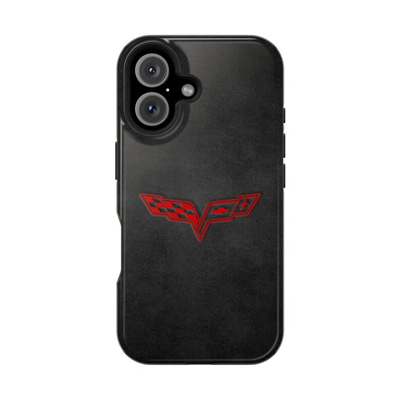 Corvette iPhone Case - Corvette Samsung Phone Case - Cell Phone Case - Impact Resistant - Rubber Liner - Matte or Glossy - C6