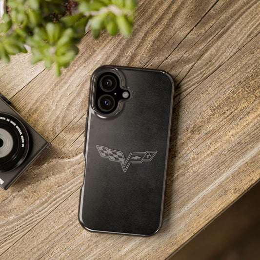 Corvette iPhone Case - Corvette Samsung Phone Case - Cell Phone Case - Impact Resistant - Rubber Liner - Matte or Glossy - C6