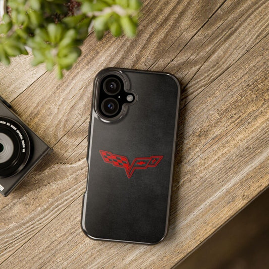 Corvette iPhone Case - Corvette Samsung Phone Case - Cell Phone Case - Impact Resistant - Rubber Liner - Matte or Glossy - C6
