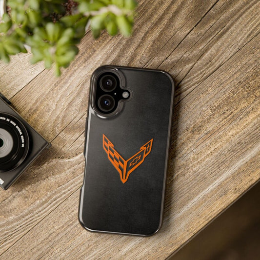 Corvette iPhone Case - Corvette Samsung Phone Case - Cell Phone Case - Impact Resistant - Rubber Liner - Matte or Glossy - C8