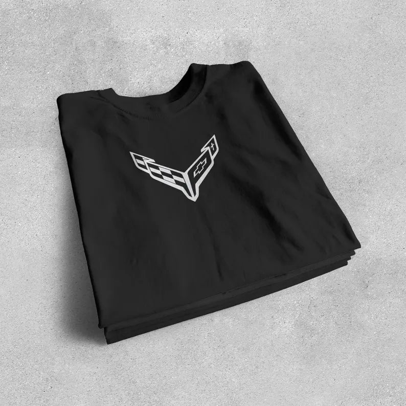 Corvette T-Shirt, Corvette Logo, C8 Emblem, Bella and Canvas Soft Tee, Corvette Apparel, Graphic Tee