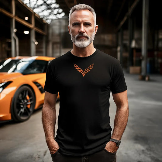 Corvette T-Shirt, Corvette Logo, C7 Emblem, Bella and Canvas Soft Tee, Corvette Apparel, Graphic Tee