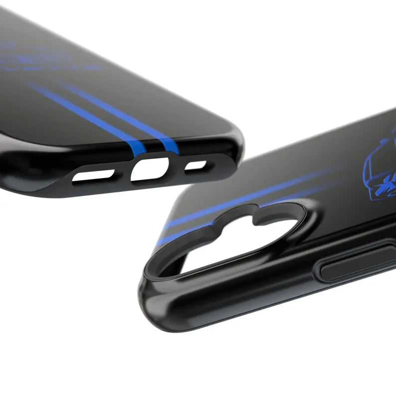 Corvette iPhone Case - Corvette Accessories - Cell Phone Case - Impact Resistant - Rubber Liner - Matte or Glossy - Corvette Logo - C8