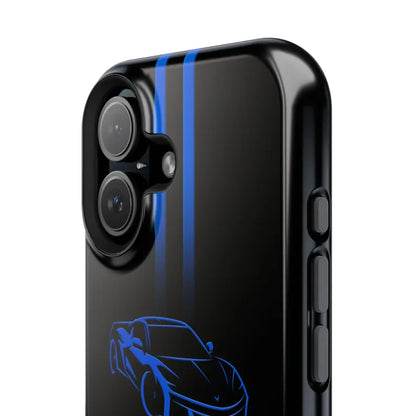 Corvette iPhone Case - Corvette Accessories - Cell Phone Case - Impact Resistant - Rubber Liner - Matte or Glossy - Corvette Logo - C8