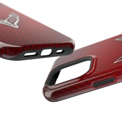 Corvette iPhone Case - Corvette Samsung Phone Case - Cell Phone Case - Impact Resistant - Rubber Liner - Matte or Glossy - C8 Logo