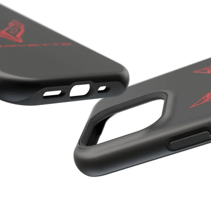 Corvette iPhone Case - Corvette Accessories - Cell Phone Case - Impact Resistant - Rubber Liner - Matte or Glossy - Corvette Logo - C8