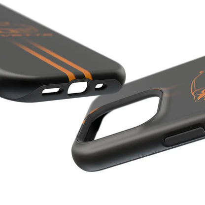 Corvette iPhone Case - Corvette Accessories - Cell Phone Case - Impact Resistant - Rubber Liner - Matte or Glossy - Corvette Logo - C8
