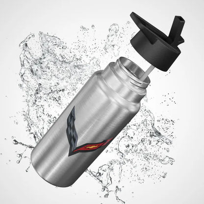 Corvette C7 32oz Hydro Flask, Beverage Tumbler, Beach Flask, Camping Tumbler, Gym Mug, Insulated Stainless Steel, Straw Included