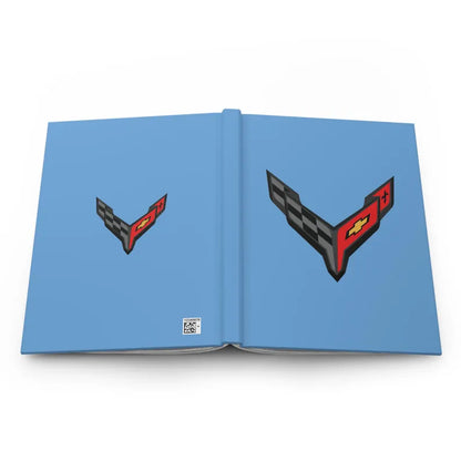Corvette C8 Hardcover Journal, Writing Notebook, Lined Pages, Daily Journal, Motivational Diary, Notepad, C8 Logo