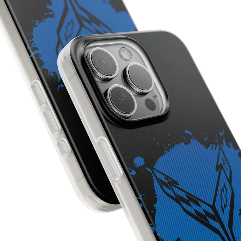 Corvette C8 Flexi iPhone Case - Corvette Samsung Phone Case - Cell Phone Case - Impact Absorbing - Slim Case - Supports Wireless Charging