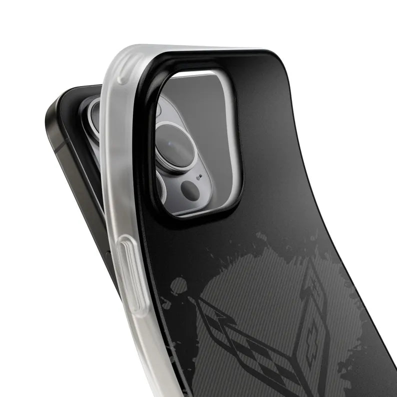 Corvette C8 Flexi iPhone Case - Corvette Samsung Phone Case - Cell Phone Case - Impact Absorbing - Slim Case - Supports Wireless Charging