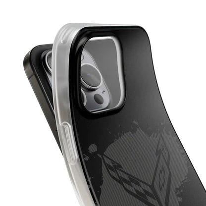 Corvette C8 Flexi iPhone Case - Corvette Samsung Phone Case - Cell Phone Case - Impact Absorbing - Slim Case - Supports Wireless Charging