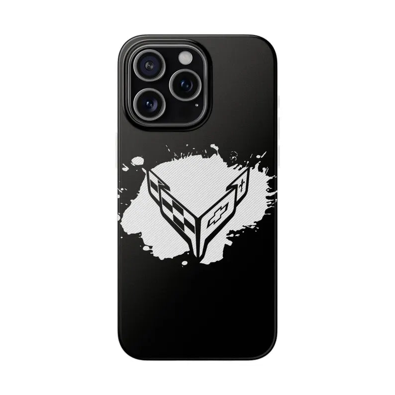 Corvette C8 Flexi iPhone Case - Corvette Samsung Phone Case - Cell Phone Case - Impact Absorbing - Slim Case - Supports Wireless Charging