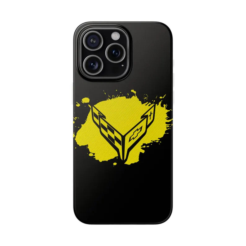 Corvette C8 Flexi iPhone Case - Corvette Samsung Phone Case - Cell Phone Case - Impact Absorbing - Slim Case - Supports Wireless Charging