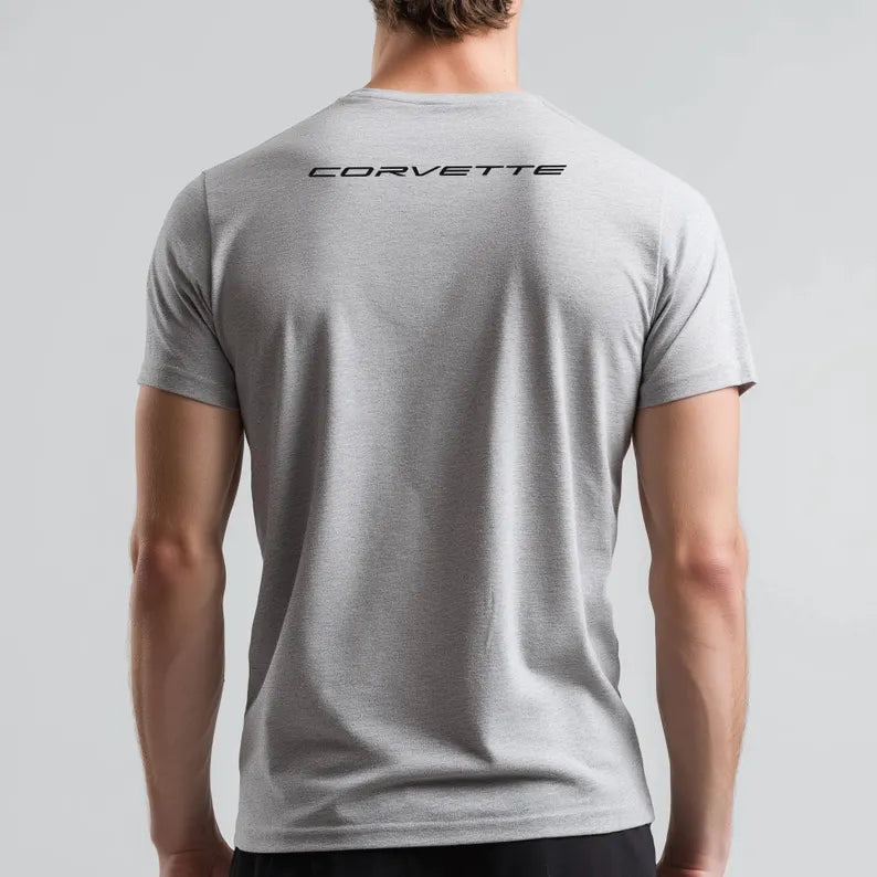 Corvette C8 Blackout Emblem T-Shirt, C8 Logo, Bella+Canvas T-Shirt, Corvette Apparel, Graphic Tee, Soft T-Shirt