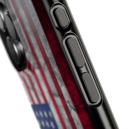 Corvette C7 USA iPhone Case - American Flag - Cell Phone Case - Impact Resistant - Rubber Liner - Matte or Glossy
