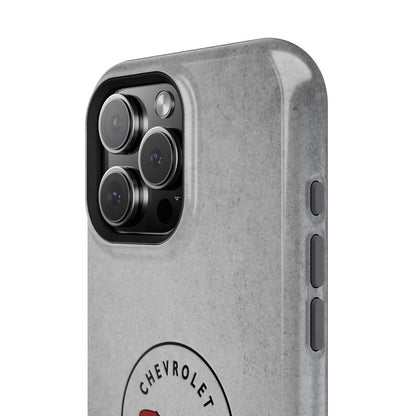 Corvette C1 Magnetic Tough Case, iPhone Case, Impact Resistant, MagSafe, Rubber Liner, Matte or Glossy, C1 Emblem, C1 Logo, Cell Phone Case