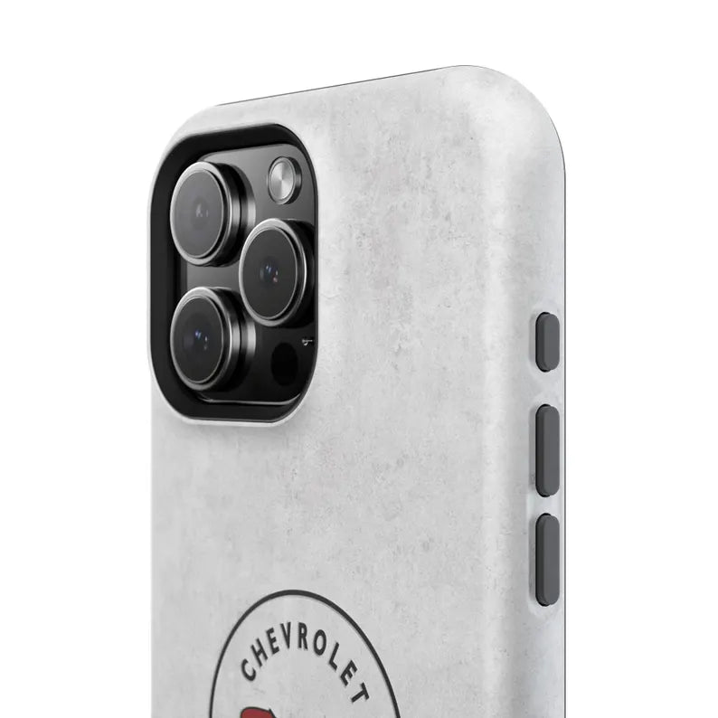 Corvette C1 Magnetic Tough Case, iPhone Case, Impact Resistant, MagSafe, Rubber Liner, Matte or Glossy, C1 Emblem, C1 Logo, Cell Phone Case
