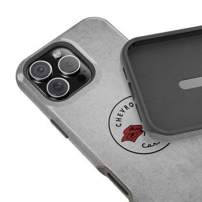 Corvette C1 Magnetic Tough Case, iPhone Case, Impact Resistant, MagSafe, Rubber Liner, Matte or Glossy, C1 Emblem, C1 Logo, Cell Phone Case