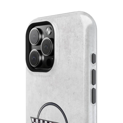 Corvette C4 Magnetic Tough Case, iPhone Case, Impact Resistant, MagSafe, Rubber Liner, Matte or Glossy, C4 Emblem, C4 Logo, Cell Phone Case