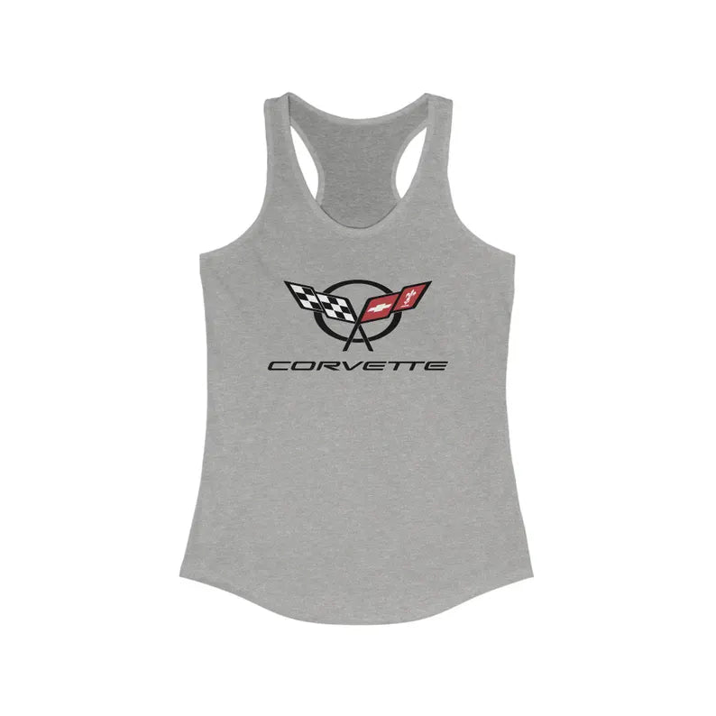 Corvette C5 Women's Racerback Tank Top, Gifts for Car Girls, Summer Top, Fitness Tank, Raceday Gear, Corvette Shirt