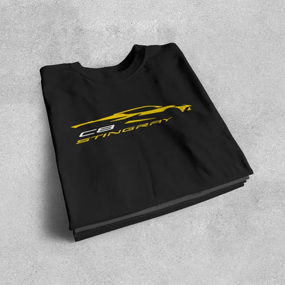 Corvette C8 Stingray T-Shirt, Bella+Canvas T-Shirt, Corvette Apparel, Graphic Tee, Soft T-Shirt, Unisex
