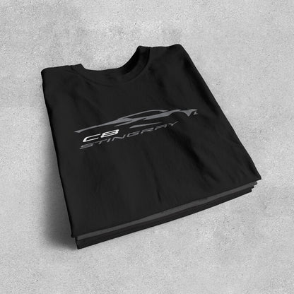 Corvette C8 Stingray T-Shirt, Bella+Canvas T-Shirt, Corvette Apparel, Graphic Tee, Soft T-Shirt, Unisex