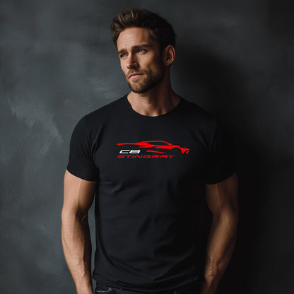 Corvette C8 Stingray T-Shirt, Bella+Canvas T-Shirt, Corvette Apparel, Graphic Tee, Soft T-Shirt, Unisex