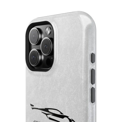 Corvette Z06 Magnetic Tough Case, iPhone Case, Impact Resistant, MagSafe, Rubber Liner, Matte or Glossy, Cell Phone Case