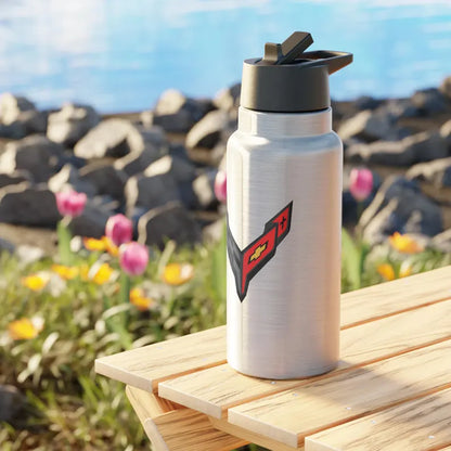 Corvette C8 32oz Hydro Flask, Beverage Tumbler, Beach Flask, Camping Tumbler, Gym Mug, Insulated Stainless Steel, Straw Included