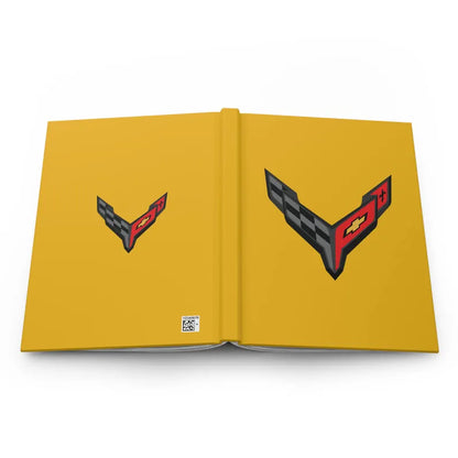 Corvette C8 Hardcover Journal, Writing Notebook, Lined Pages, Daily Journal, Motivational Diary, Notepad, C8 Logo