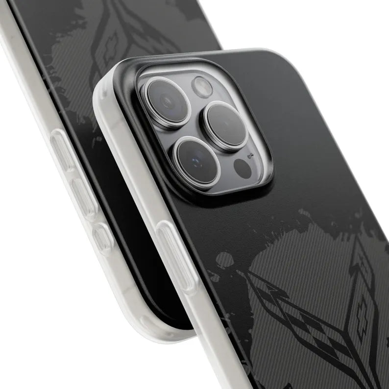 Corvette C8 Flexi iPhone Case - Corvette Samsung Phone Case - Cell Phone Case - Impact Absorbing - Slim Case - Supports Wireless Charging