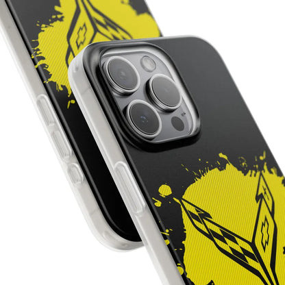 Corvette C8 Flexi iPhone Case - Corvette Samsung Phone Case - Cell Phone Case - Impact Absorbing - Slim Case - Supports Wireless Charging