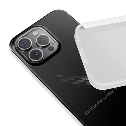 Corvette C8 Blackout Flexi iPhone Case - Samsung Phone Case - Cell Phone Case - Impact Absorbing - Slim Case - Supports Wireless Charging