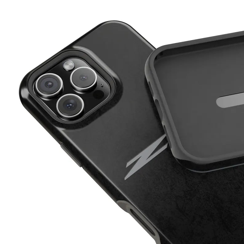 Corvette Z51 Magnetic Tough Case, iPhone Case, Impact Resistant, MagSafe, Rubber Liner, Matte or Glossy, Cell Phone Case