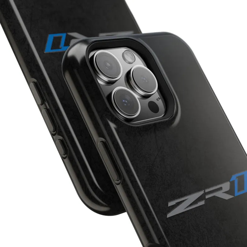 Corvette ZR1 Magnetic Tough Case, iPhone Case, Impact Resistant, MagSafe, Rubber Liner, Matte or Glossy, Cell Phone Case
