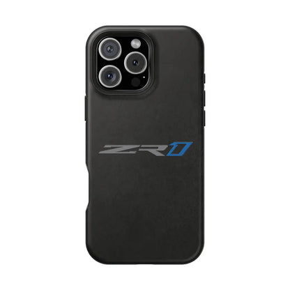 Corvette ZR1 Magnetic Tough Case, iPhone Case, Impact Resistant, MagSafe, Rubber Liner, Matte or Glossy, Cell Phone Case