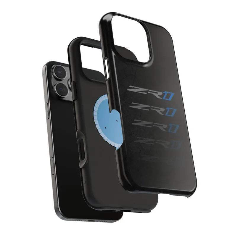 Corvette ZR1 Magnetic Tough Case, iPhone Case, Impact Resistant, MagSafe, Rubber Liner, Matte or Glossy, Cell Phone Case