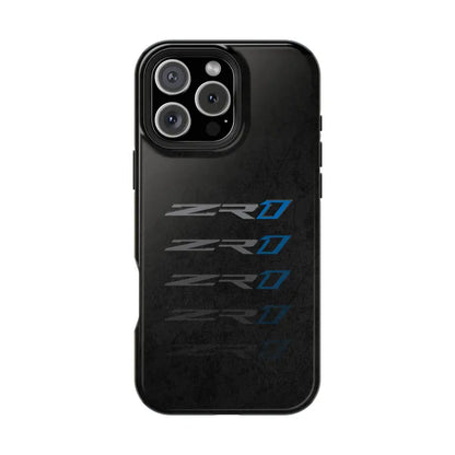 Corvette ZR1 Magnetic Tough Case, iPhone Case, Impact Resistant, MagSafe, Rubber Liner, Matte or Glossy, Cell Phone Case