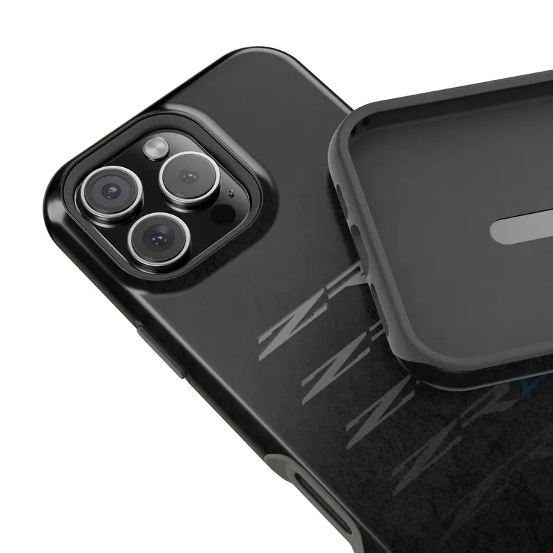 Corvette ZR1 Magnetic Tough Case, iPhone Case, Impact Resistant, MagSafe, Rubber Liner, Matte or Glossy, Cell Phone Case