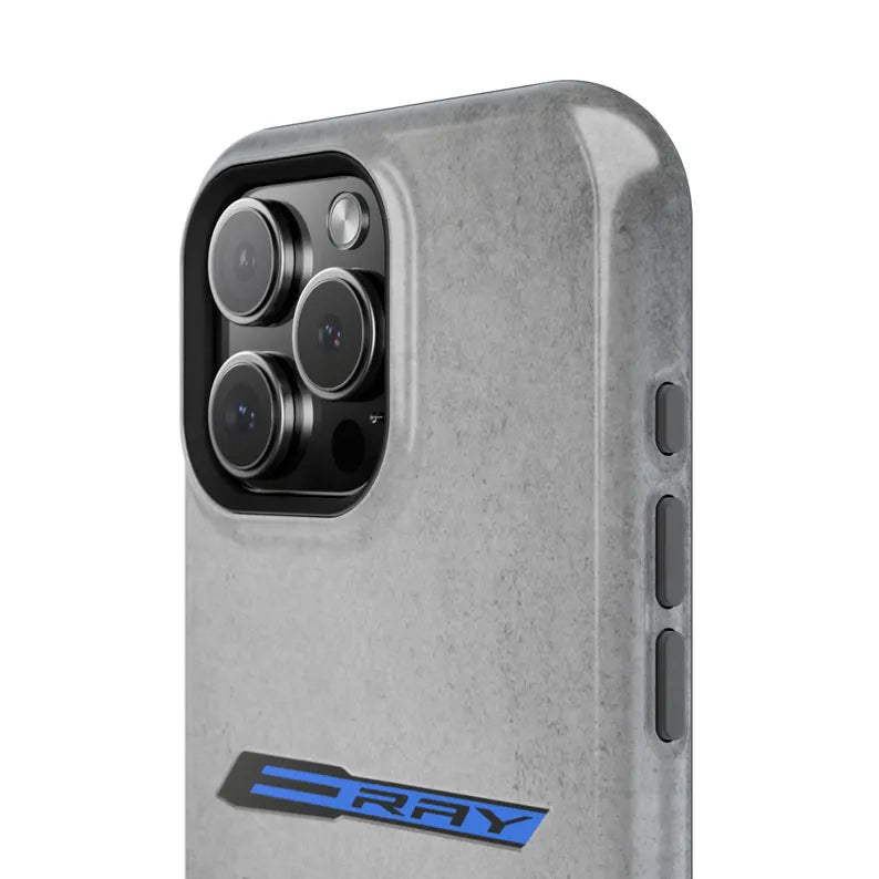 Corvette E-RAY Magnetic Tough Case, iPhone Case, Impact Resistant, MagSafe, Rubber Liner, Matte or Glossy, Cell Phone Case